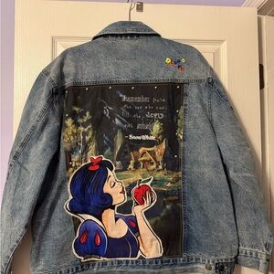 Disney Blue Denim Jacket with Princess Design